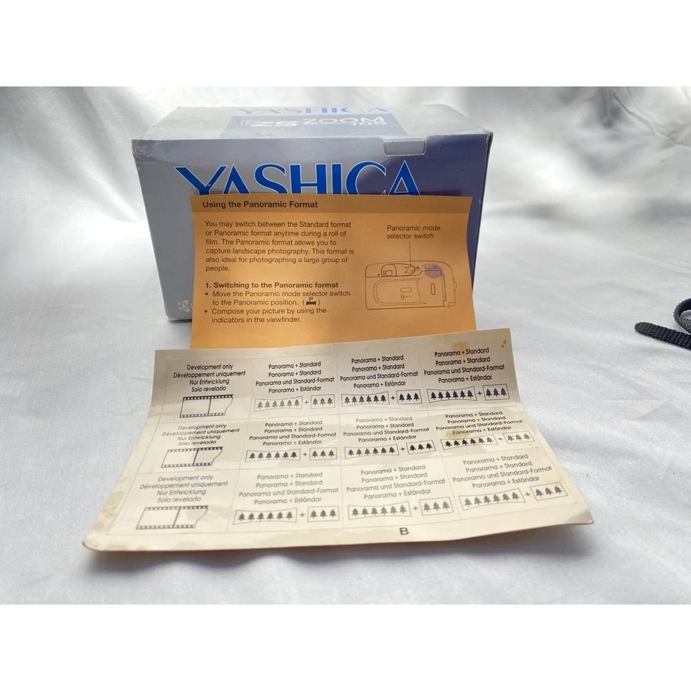 Yashica‎ EZS Zoom 105 35mm PANORAMIC Film Camera *NOT TESTED*